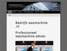 Tablet Screenshot of bedrijfswasmachine.nl